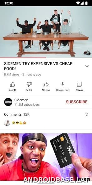 ЮТуб скриншот 3