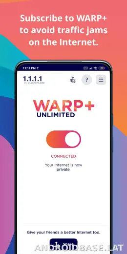 1.1.1.1 + WARP скриншот 3